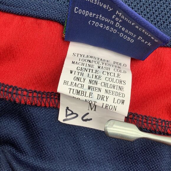 Cooperstown Dreams Park Mens Short Sleeve Polo Size Medium - Picture 6 of 6